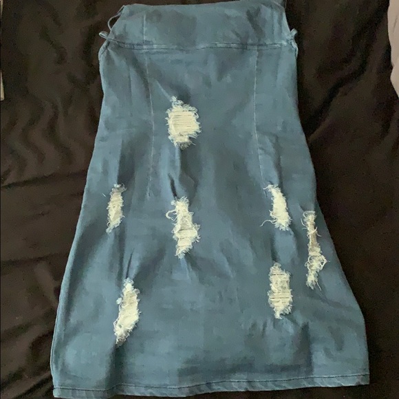 Shane Justin Denim Dress. - Picture 1 of 1